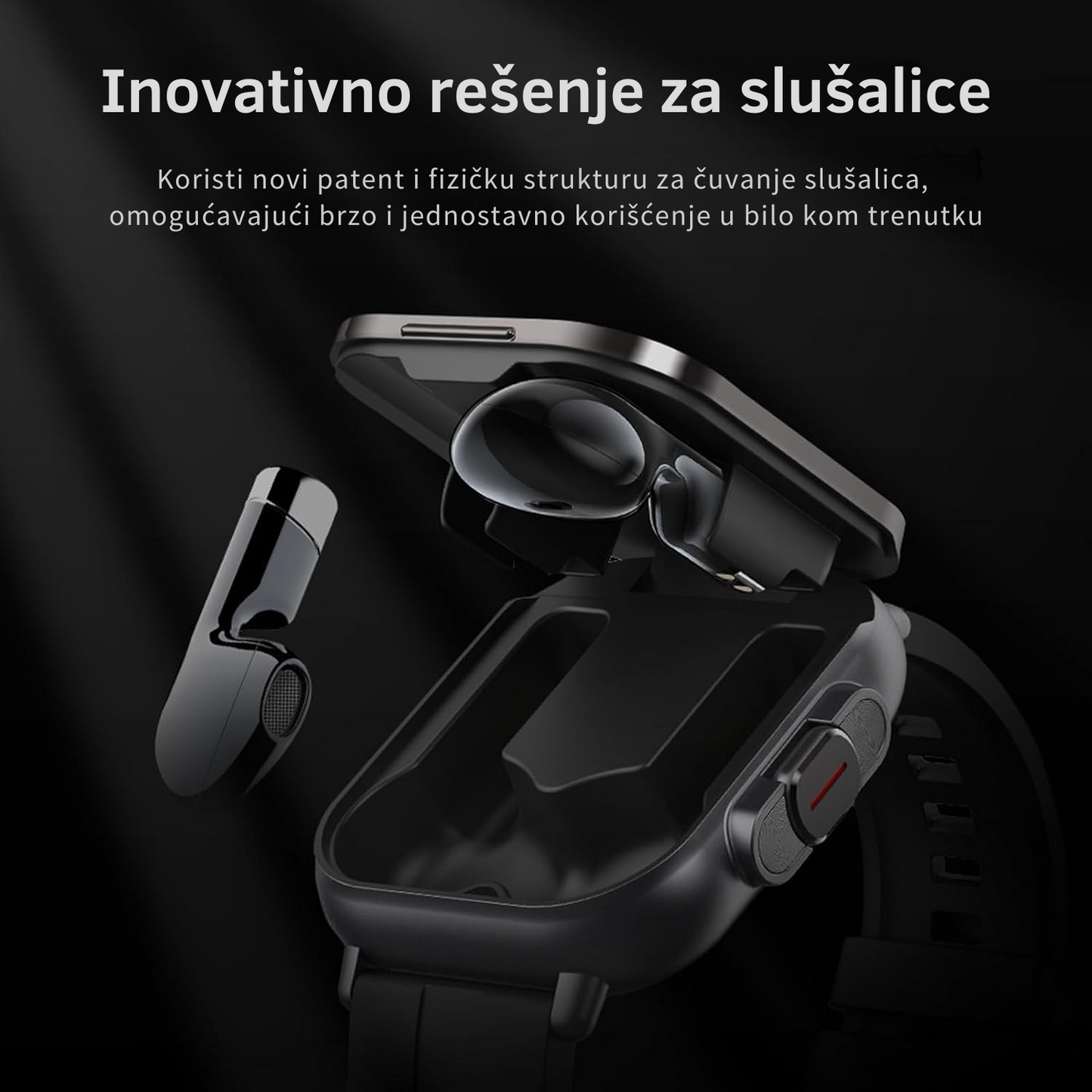 2u1 Pametni sat sa slušalicama