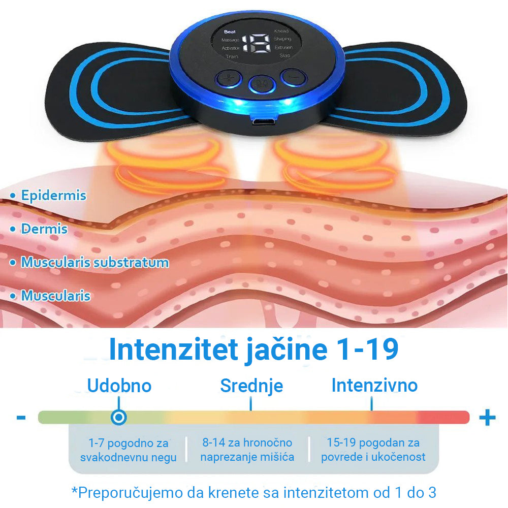 EMS - Masažer uz 3 dodatna bonusa